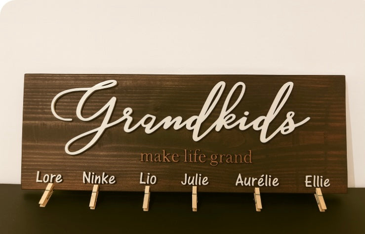 Grootouder fotobord