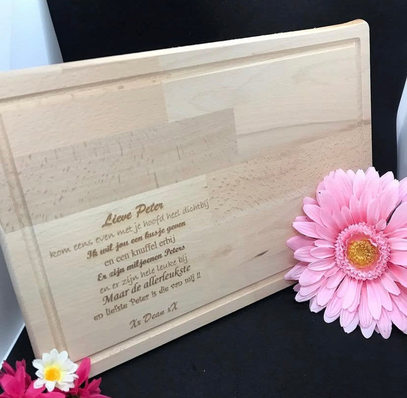 Gepersonaliseerde snijplank