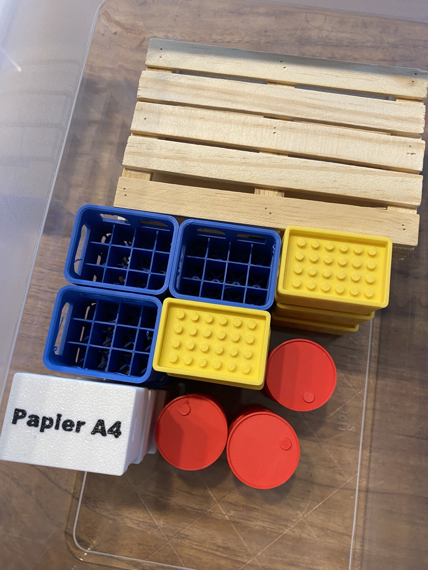 Logistieke Trainingsset mini-goederen inclusief 30 opdrachtkaarten