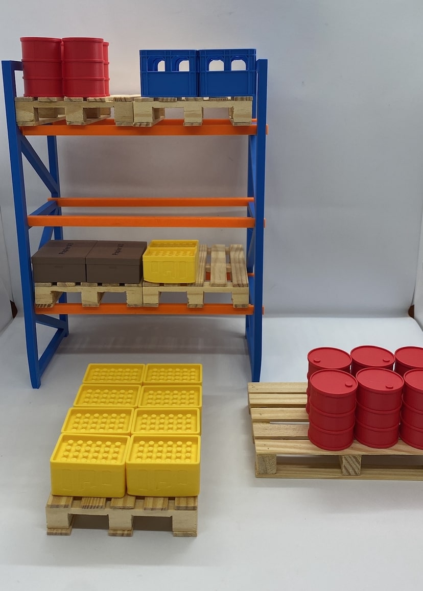 Logistieke Trainingsset mini-goederen inclusief 30 opdrachtkaarten