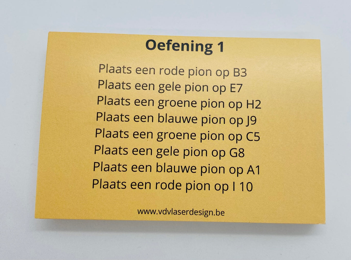 2 Locatieborden met 30 opdrachtkaarten