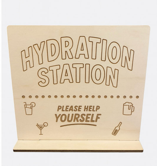 Hydration station staander op voet