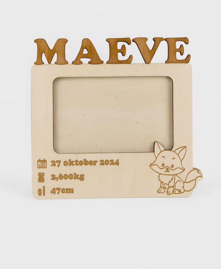 Geboorte fotokader met naam