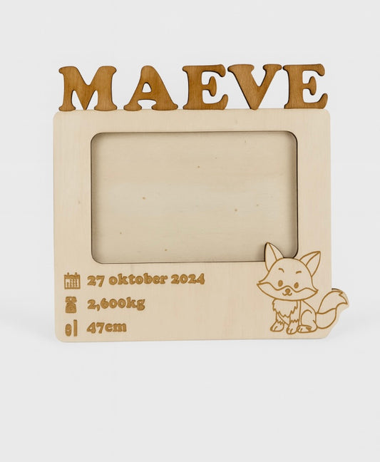 Geboorte fotokader met naam