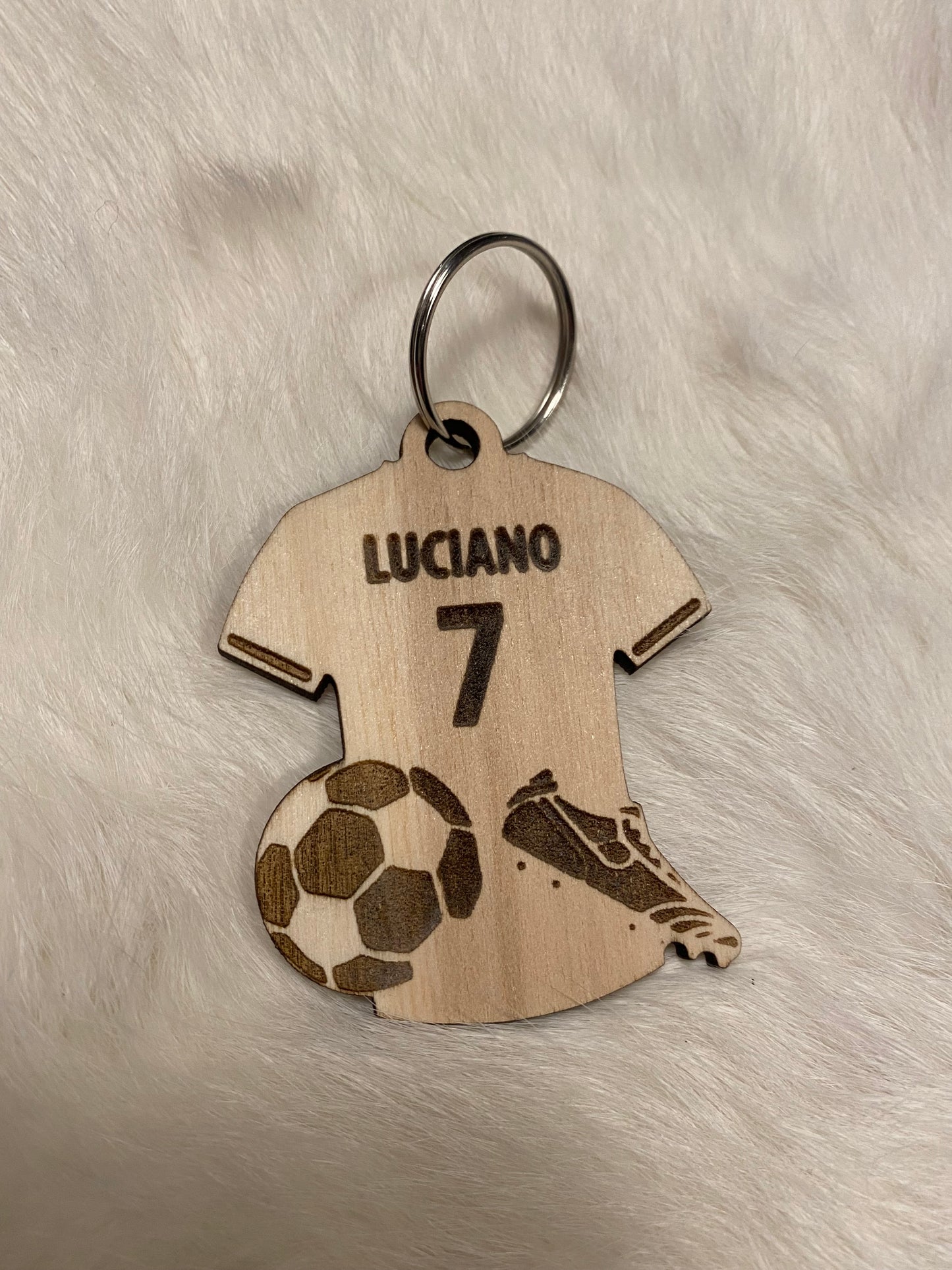 Gepersonaliseerde sleutelhanger.