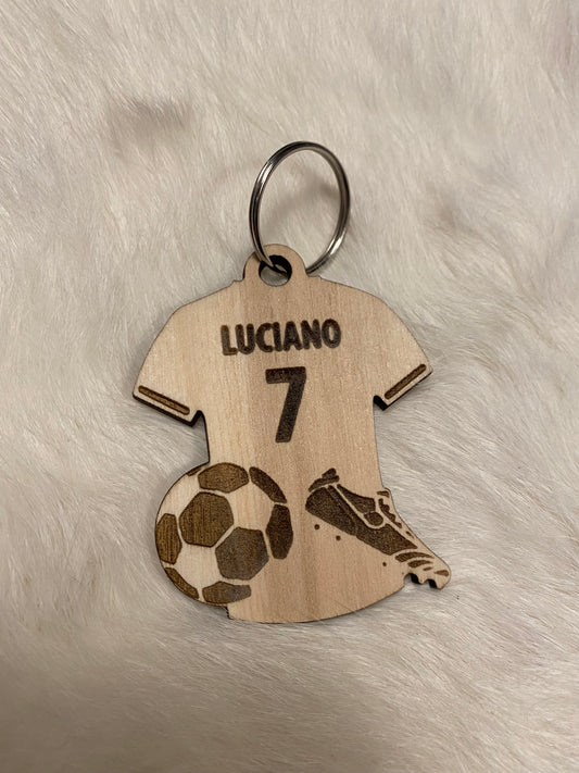 Gepersonaliseerde sleutelhanger.