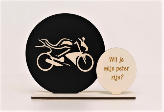 "Wil jij mijn Peter zijn" staander